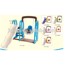 2015 artículo nuevo diapositiva de plástico con swing venta para niños-XYL8001